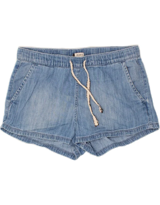 Must-have For Fashion ROXY Womens Denim Shorts Small W32 Blue Cotton