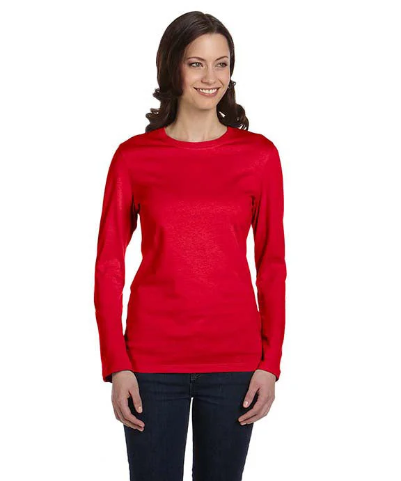 Modern Tailoring B6500 - Bella + Canvas Ladies Jersey Long-Sleeve T-Shirt | Red