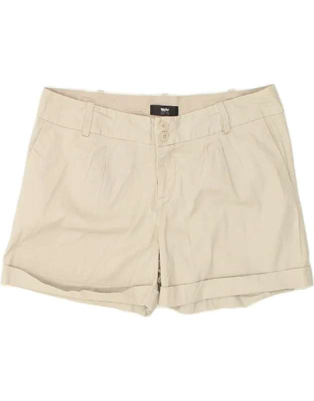 Relaxed Chic MOSSIMO Womens Stretch Chino Shorts US 14 XL W36 Beige
