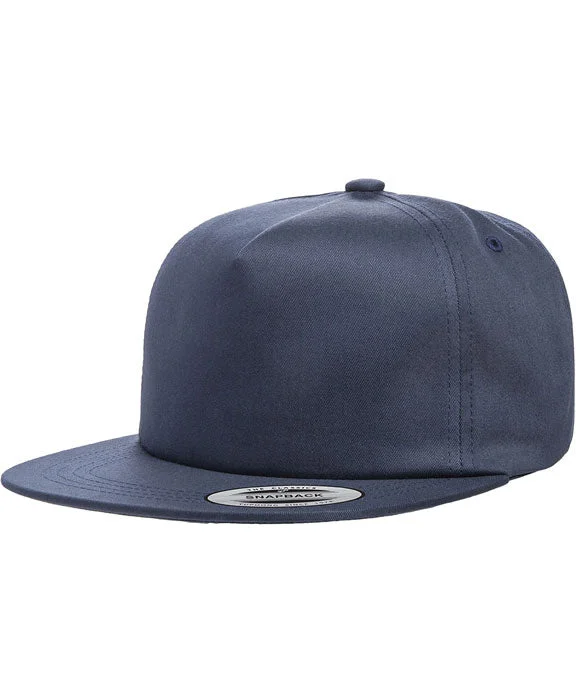 Personalized Clothing Y6502 - Yupoong Adult Unstructured 5-Panel Snapback Cap | Navy Personalized Clothing Y6502 - Yupoong Adult Unstructured 5-Panel Snapback Cap | Navy