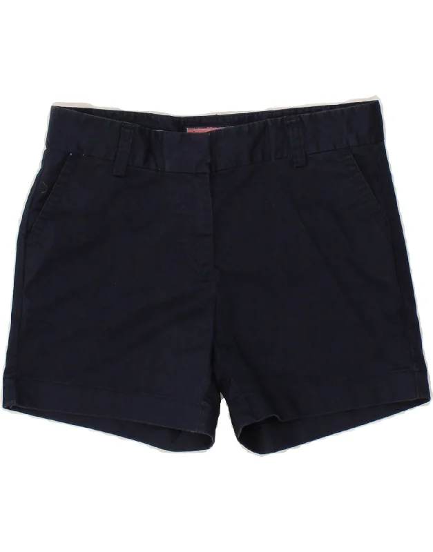 Exquisite Tailoring VINEYARD VINES Womens Hot Pants UK 14 Medium W29 Navy Blue Cotton