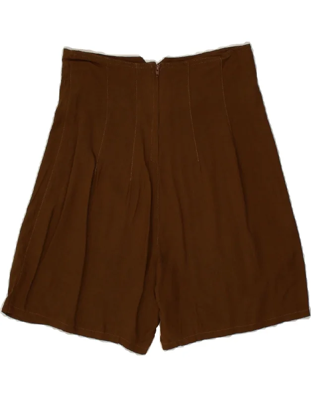 Casual Elegance VINTAGE Womens High Waist Casual Shorts W26 Small Brown