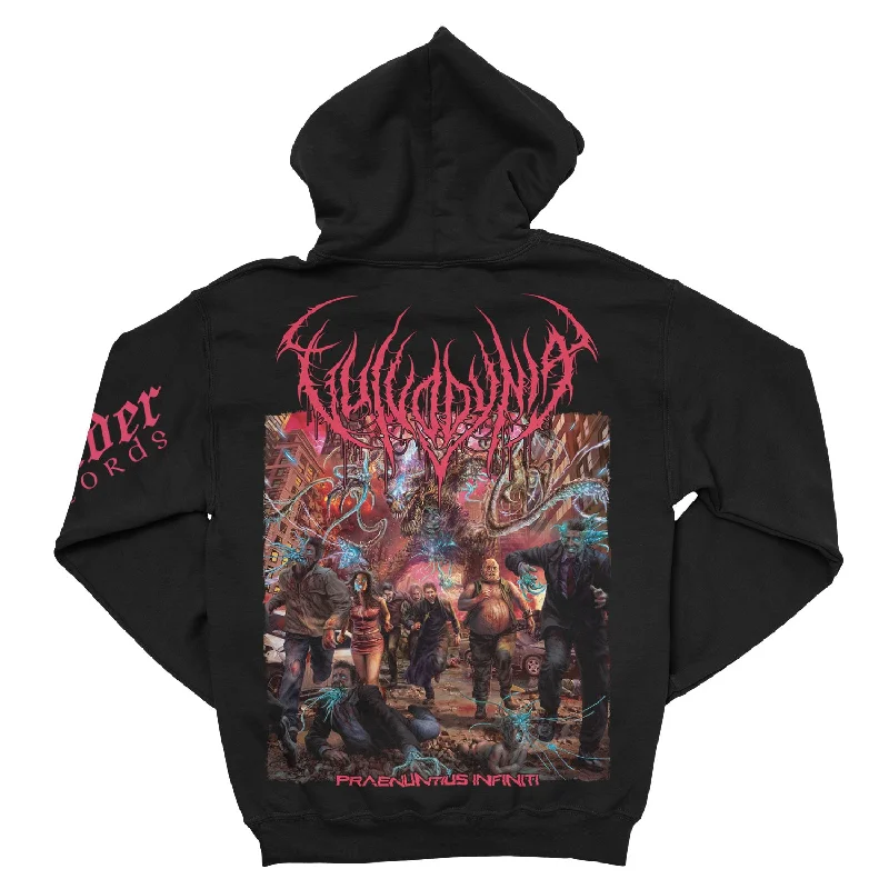 Elegant Outline Vulvodynia "Praentuntius Infiniti (Pink)" Zip Hoodie