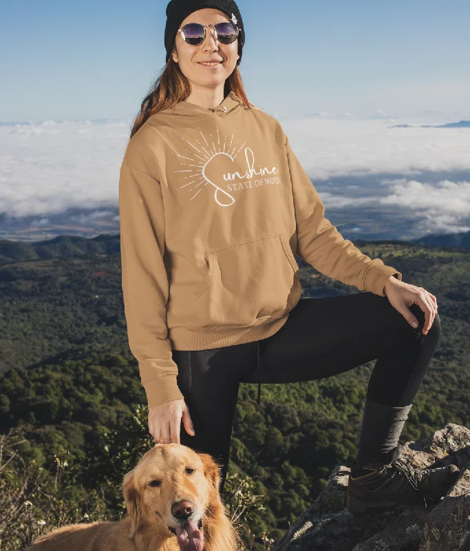Comfortable And Versatile Sunshine State Of Mind Organic Cotton Hoodie