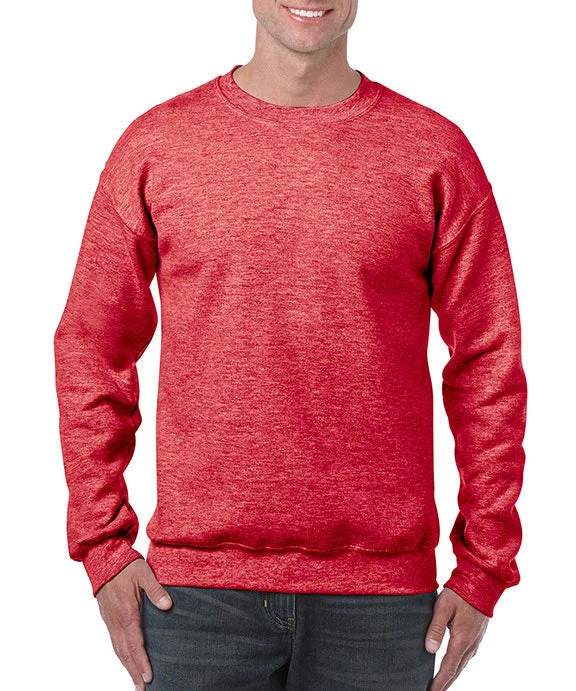 Soft Wear 18000 - Gildan Heavy Blend™ Adult Crew Neck Sweatshirt | Heather Sport Scarlet Red Soft Wear 18000 - Gildan Heavy Blend™ Adult Crew Neck Sweatshirt | Heather Sport Scarlet Red