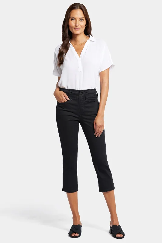Urban Style Ami Skinny Capri Jeans - Black