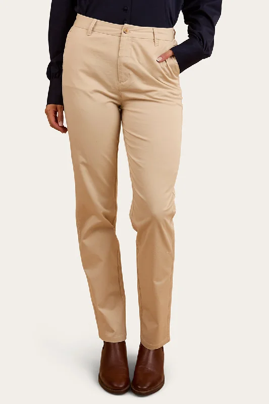 Playful Style Scottsdale Womens Regular Fit Chino Pant - Bone