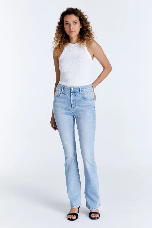 Design Perception Matilda Ultra High Waist 5 Pocket Jeans Light Blue