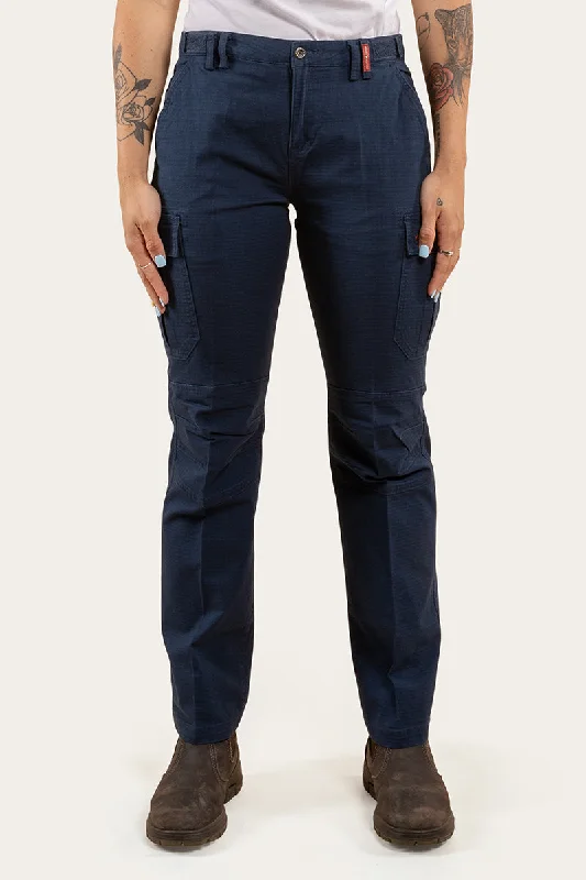 Classic Series Zeehan Womens Ripstop Work Pants - Dark Navy
