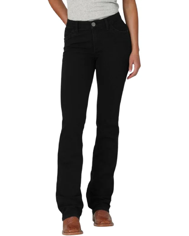 Lazy Style Willow Ultimate Riding Mid Rise Boot Cut Jean In Molly Wash