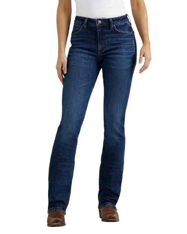 Sports Cool Women's Retro Bailey High Rise Boot Cut Jean In Isla