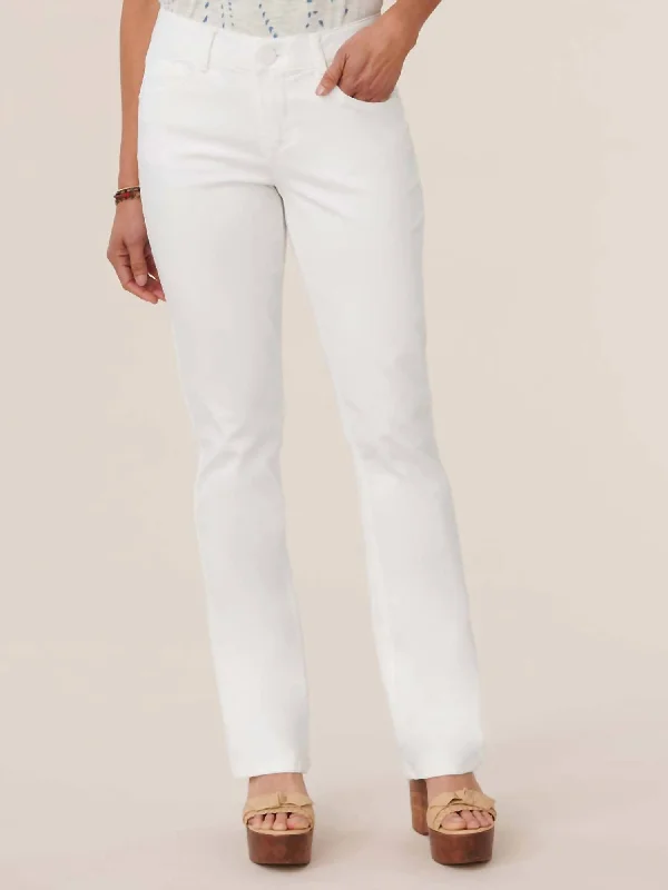 Girl Style "ab" Solution Itty Bitty Bootcut Jean In White